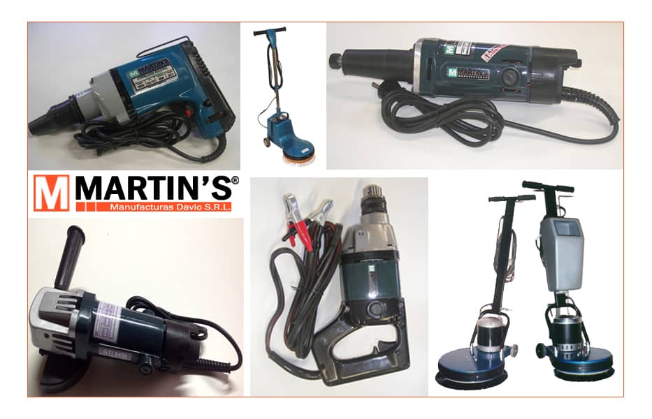 Martins Herramientas Eléctricas fabricadas en Argentina por Manufacturas Davio S.R.L.